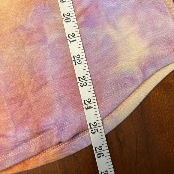 Pink Lily Rest and Relaxation oversized tie dye tee shirt, Size Small - Picture 8 of 11